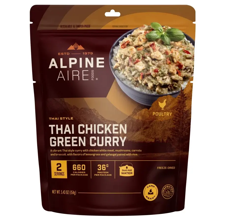 ALPINEAIRE THAI GREEN CURRY CHICKEN BACKPACK FOOD