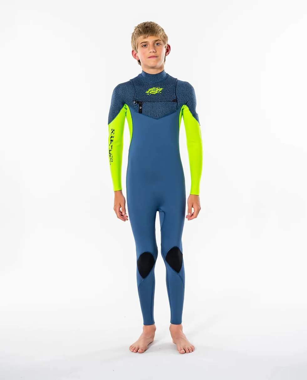 Thumbnail: RIP CURL JUNIOR DAWN PATROL  4/3 CHEST ZIP WETSUIT