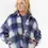 Thumbnail: RIP CURL WOMEN'S CALA NIGHTS CHECK JACKET BLUE FRONT