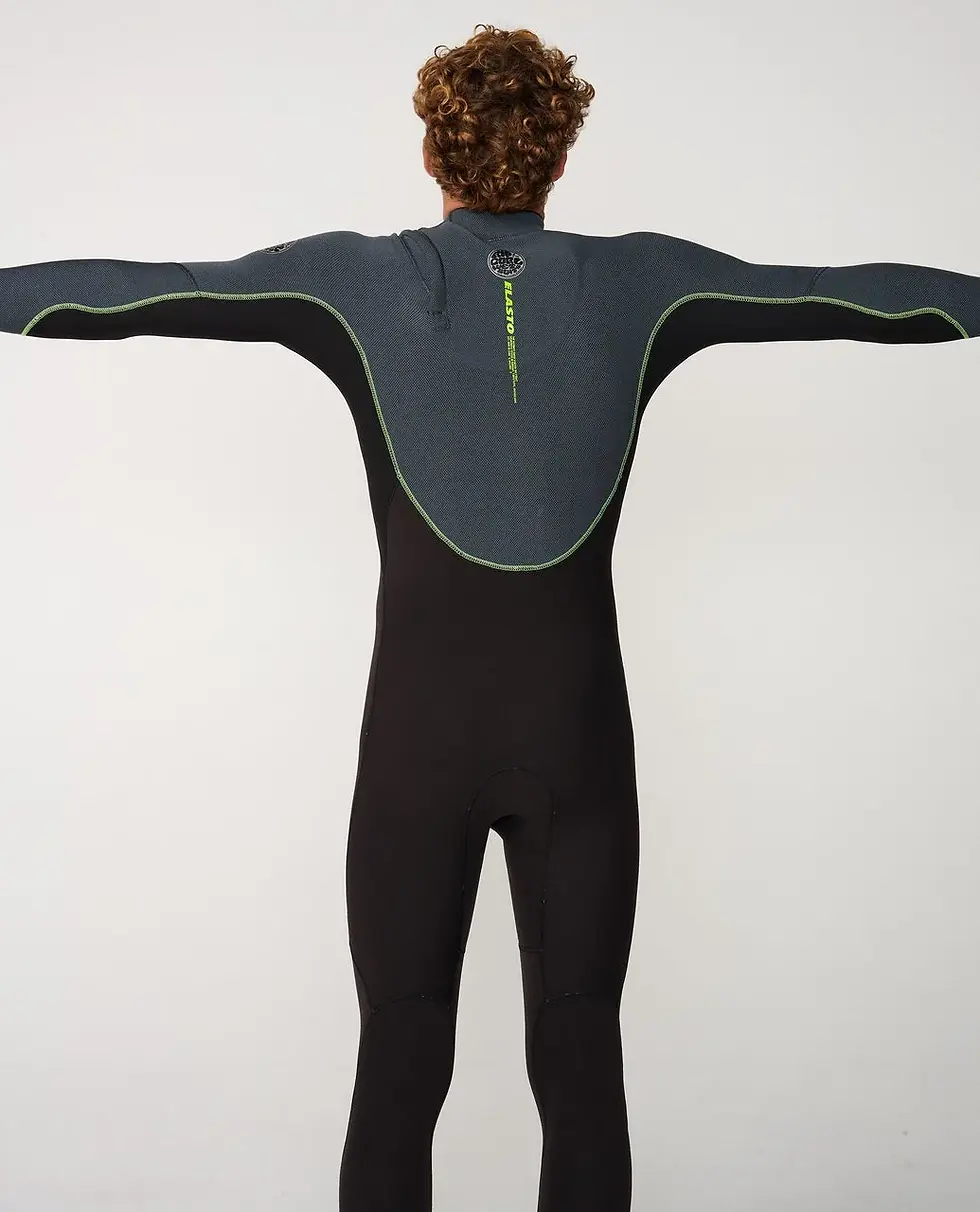 Thumbnail: RIP CURL MENS ELASTO 3/2 ZIP FREE WETSUIT