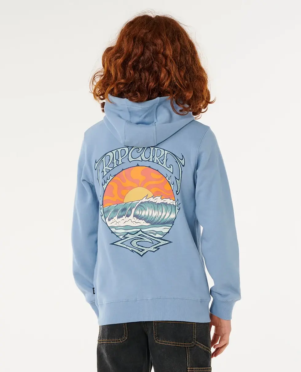 Thumbnail: RIP CURL JUNIOR HAZEY DAYS ZIP THROUGH HOODIE