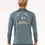 Miniatura: RIP CURL MEN'S ISLAND VIBE UPF LONG SLEEVE SURF RASH GUARD PINE NIGHT BACK