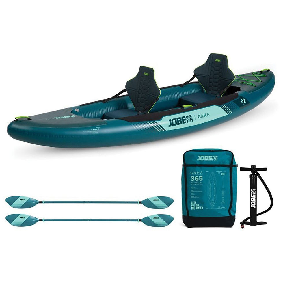 JOBE GAMA INFLATABLE KAYAK PACKAGE GREEN