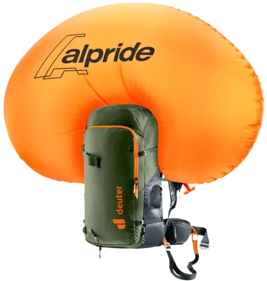 Miniatura: DEUTER ALPROOF TOUR 38+5 MEN'S AVALANCHE BACKPACK AIRBAG DEPLOYED