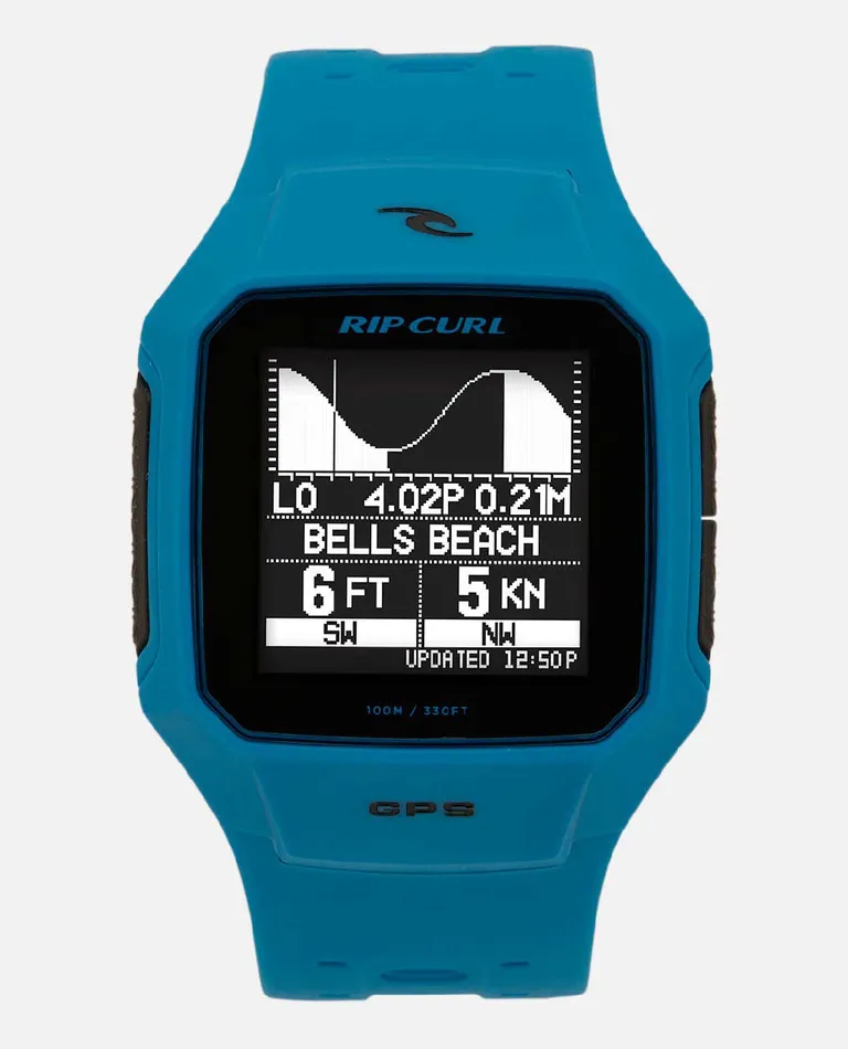 RIP CURL SEARCH GPS 2 SURF WATCH MARINE BLUE FRONT