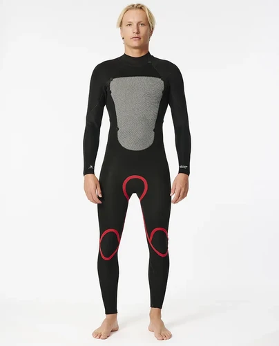 RIP CURL MENS OMEGA 4/3MM BACK ZIP FULLSUIT WETSUIT | peak-to-sea