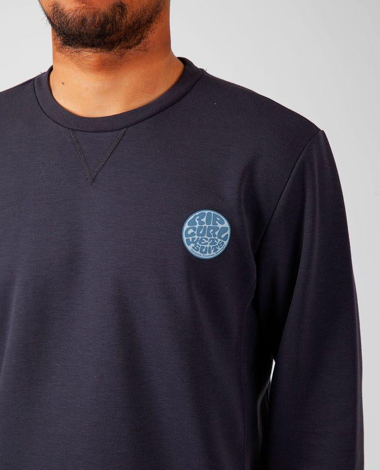 Thumbnail: RIP CURL PALMS VAPOR COOL LONG SLEEVE CREW