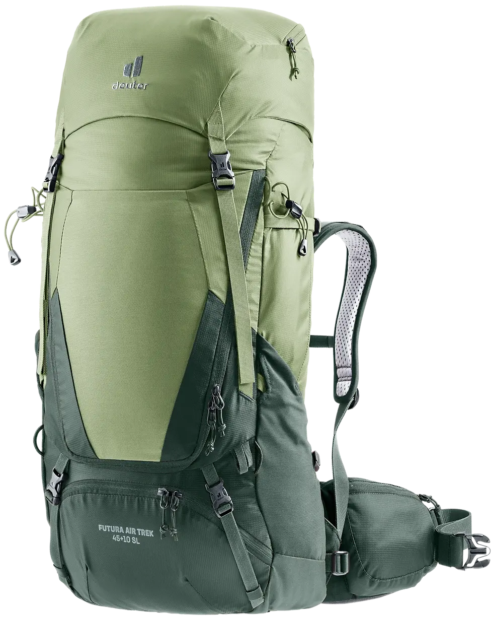Thumbnail: DEUTER FUTURA AIR TREK 45+10 SL WOMEN'S TREKKING BACKPACK GROVE