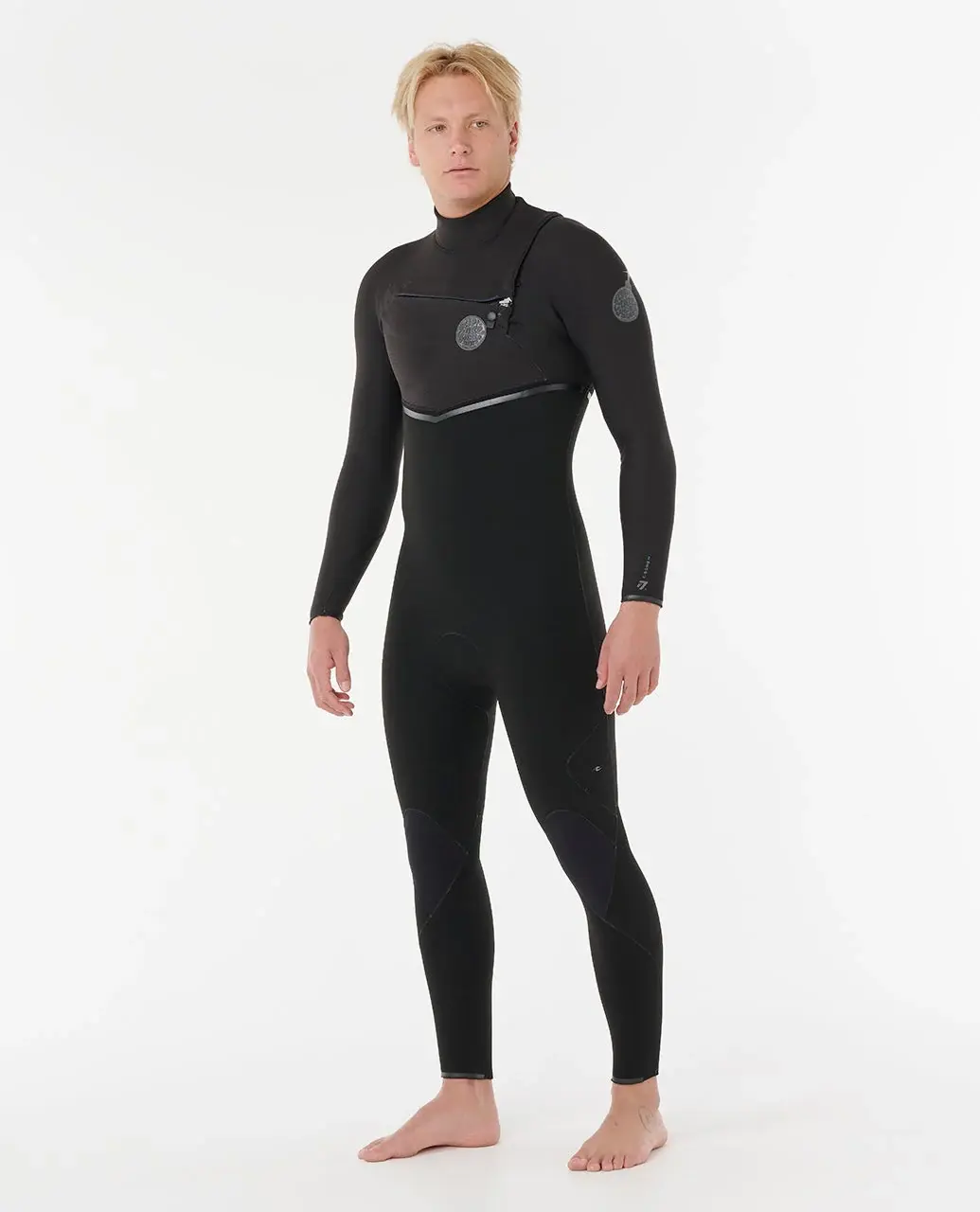 RIP CURL MENS E-BOMB 4/3 CHEST ZIP WETSUIT