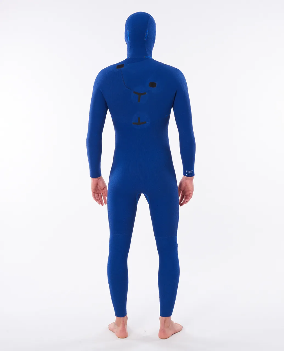 Miniatura: RIP CURL MEN'S E-BOMB 4/3 ZIP FREE HOODED SURF WETSUIT