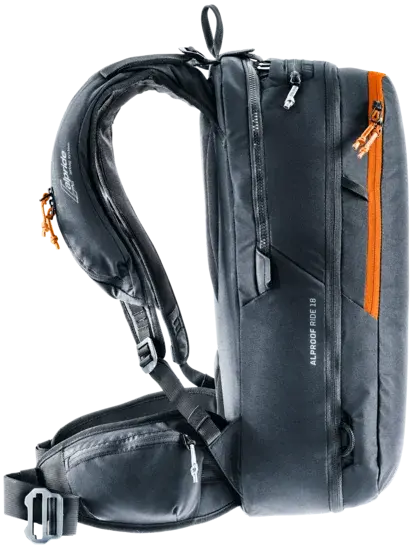 Miniatura: DEUTER ALPROOF RIDE 18 MEN'S AVALANCHE BACKPACK SIDE