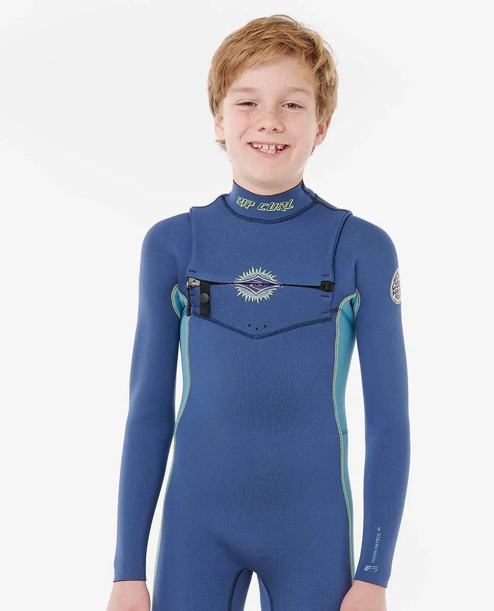 Thumbnail: RIP CURL KIDS DAWN PATROL 4/3 CHEST ZIP WETSUIT