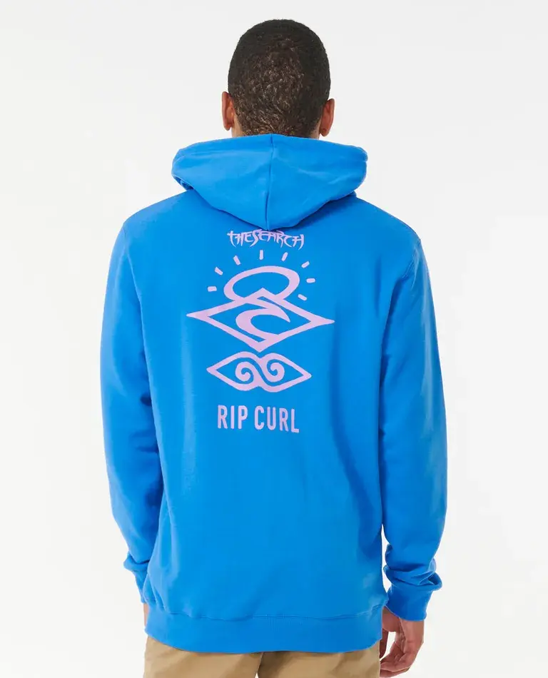 Thumbnail: RIP CURL MEN'S SEARCH ICON HOOD COBALT COLOR BACK