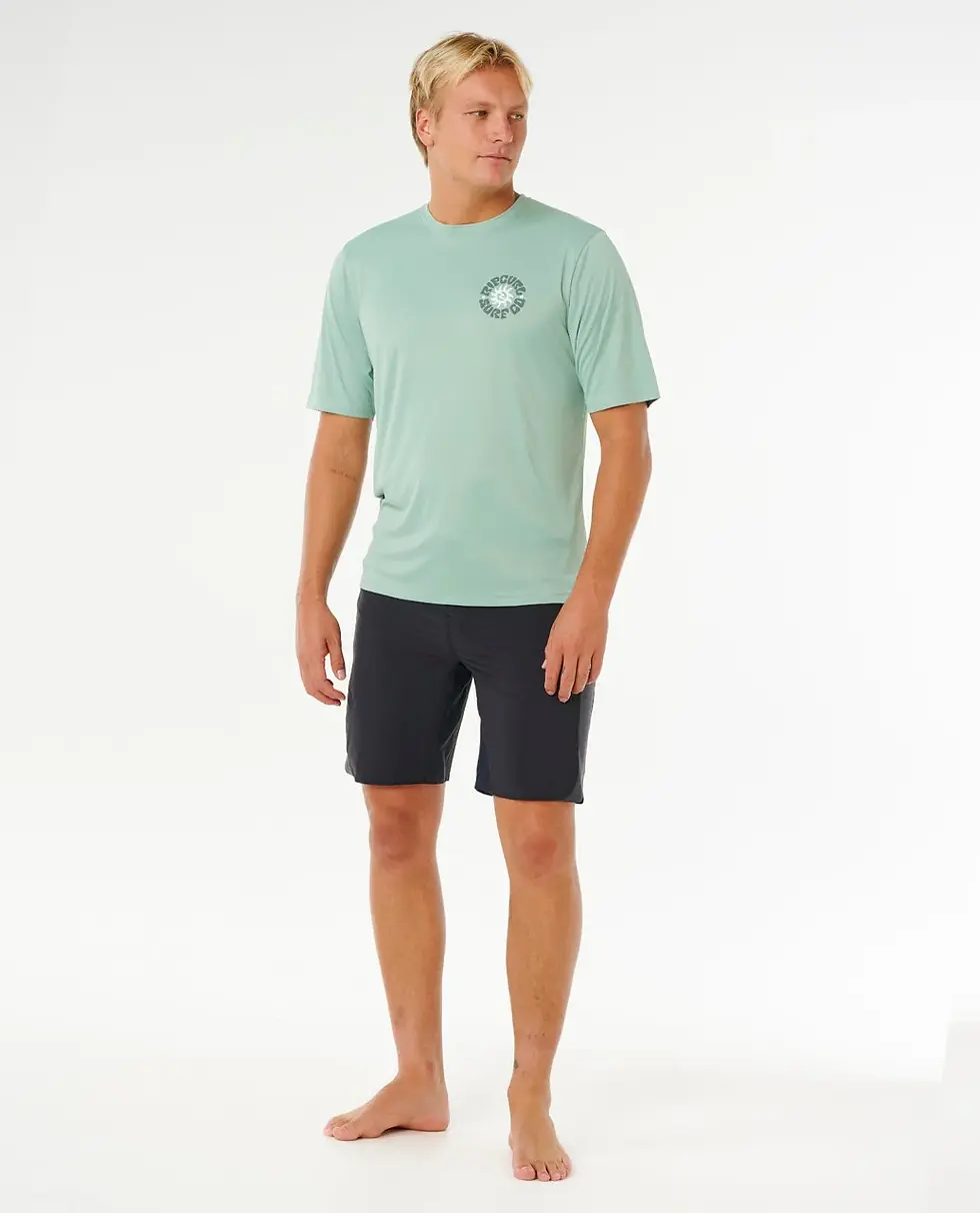 Miniatura: RIP CURL MEN'S PACIFIC RINSE SURFLITE UPF SHORT SLEEVE RASH VEST