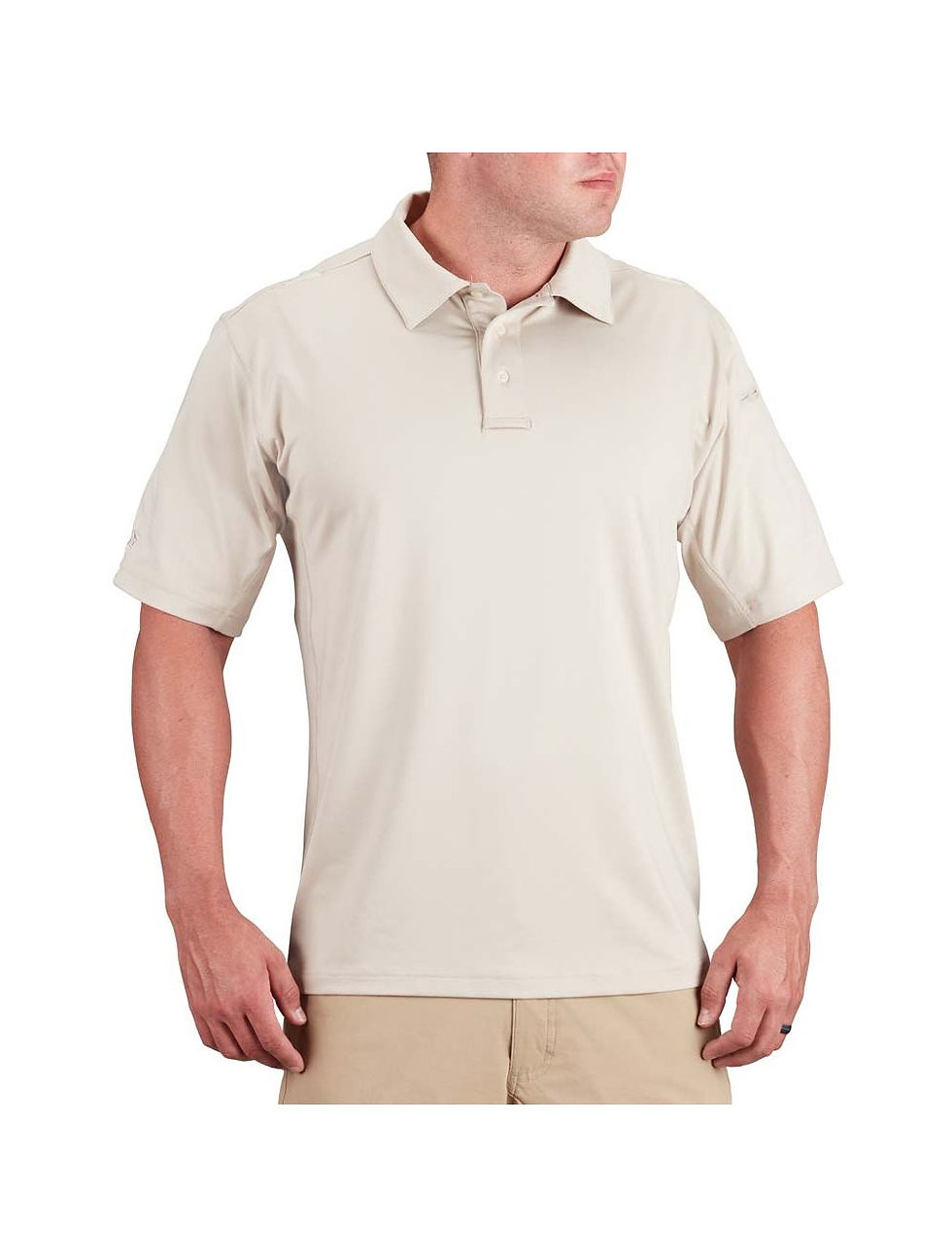 PROPPER MEN'S EDGE TEC SHORT SLEEVE POLO TAN