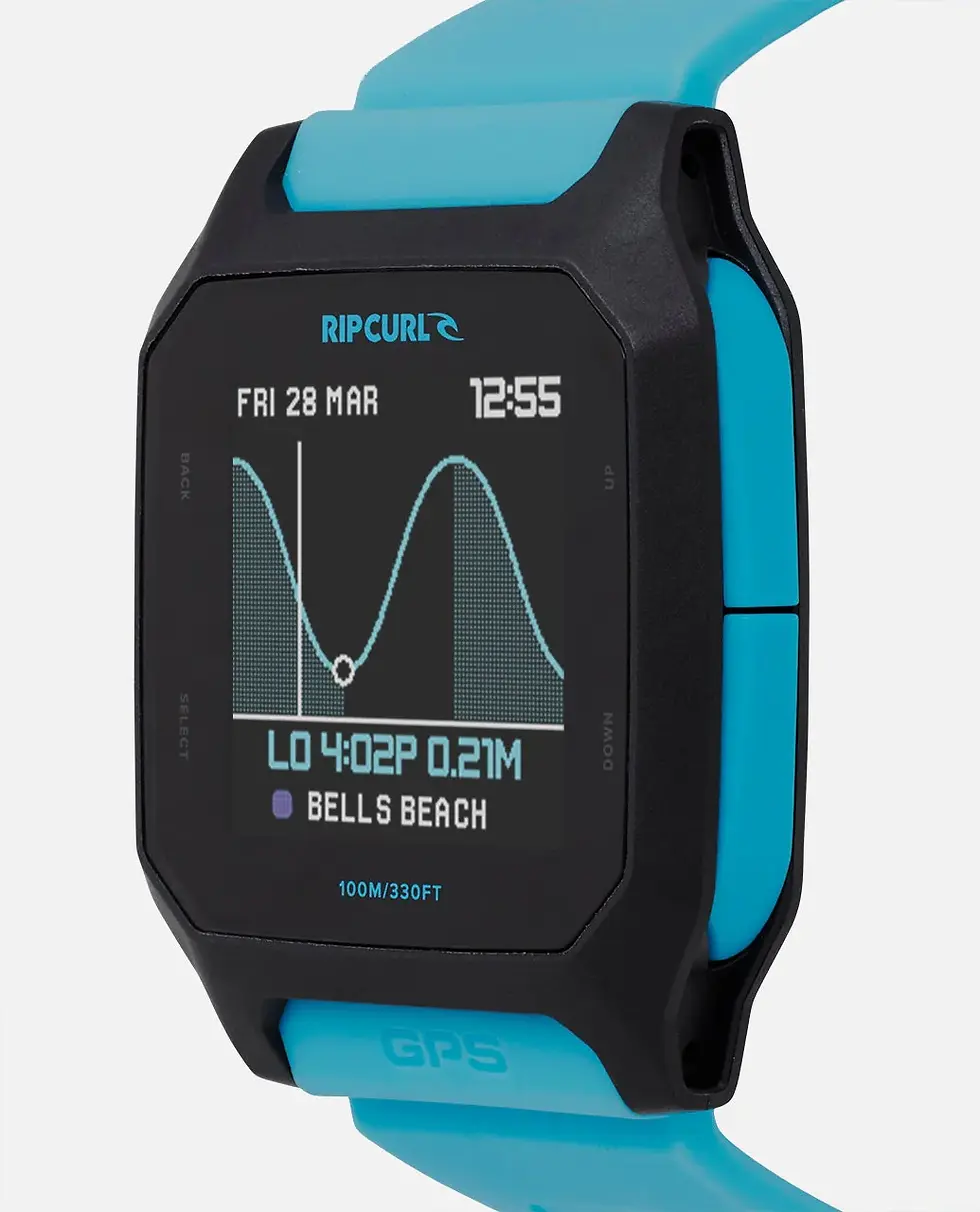 Thumbnail: RIP CURL SEARCH GPS 3 SURF WATCH BLUE FRONT