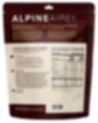 ALPINEAIRE FOREVER YOUNG MAC AND CHEESE BACKPACK FOOD