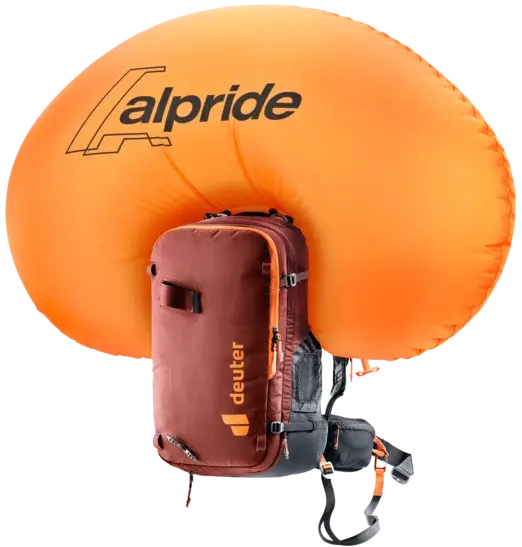 Thumbnail: DEUTER ALPROOF 30 SL AVALANCHE BACKPACK AIR BAG DEPLOYED