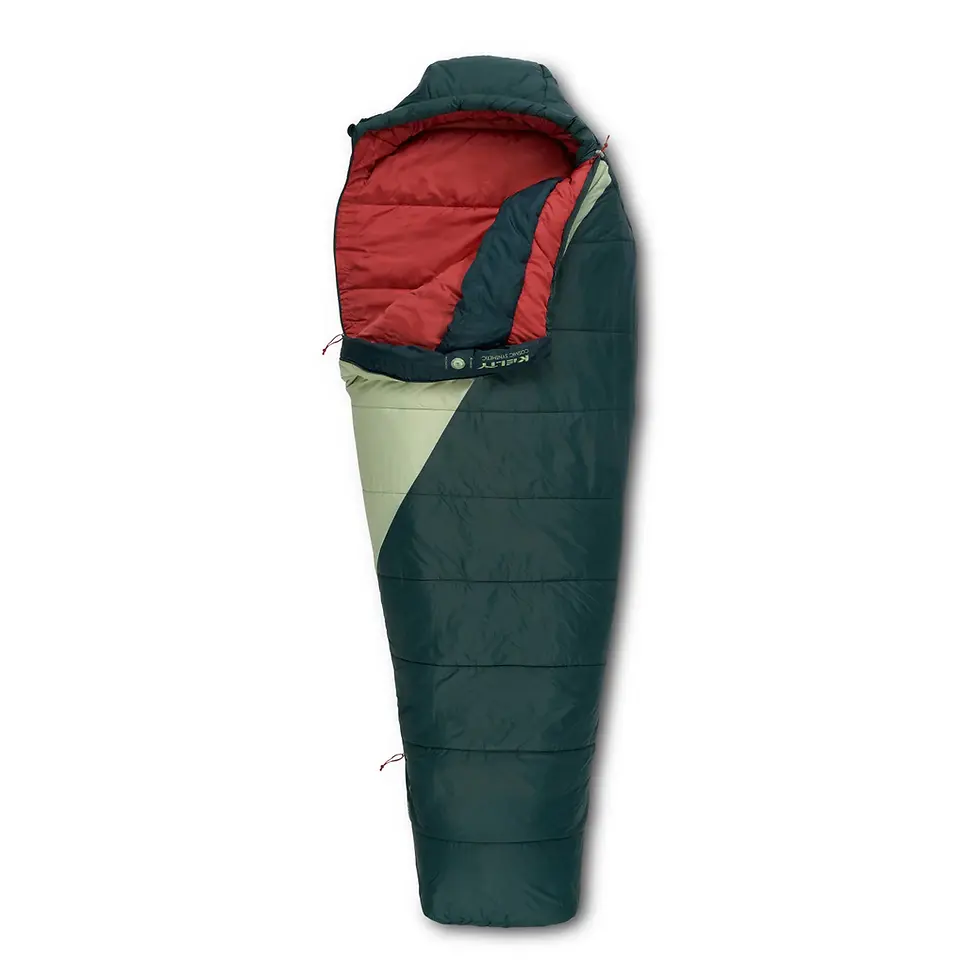 Miniatura: KELTY WOMEN'S COSMIC SYNTHETIC 20 SLEEPING BAG opened collar