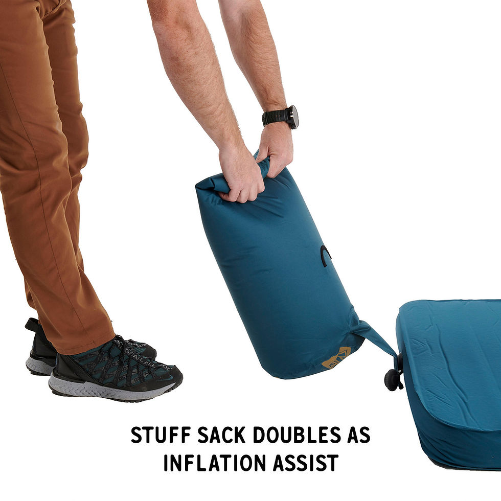 Thumbnail: KELTY WAYPOINT SI SLEEPING PAD STUFF BAG INFLATION TOOL