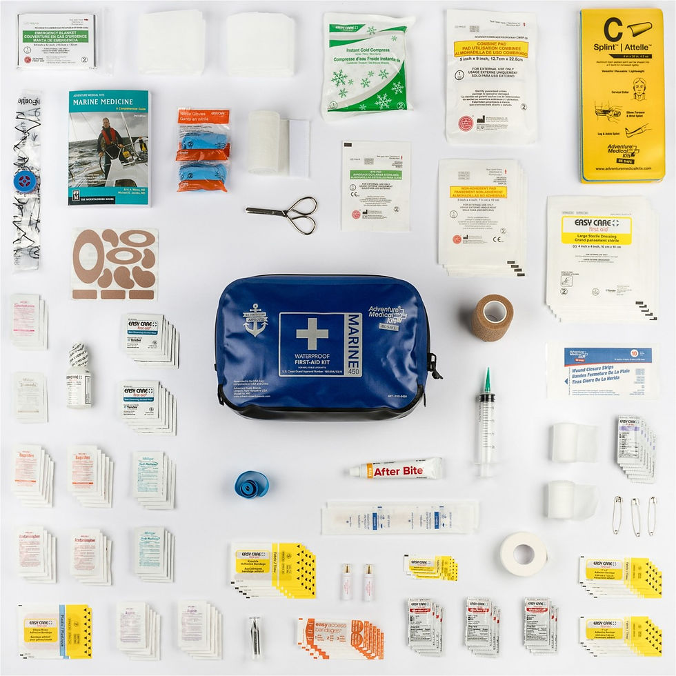 Miniatura: ADVENTURE MEDICAL KITS: MARINE 450 KIT SUPPLY LIST