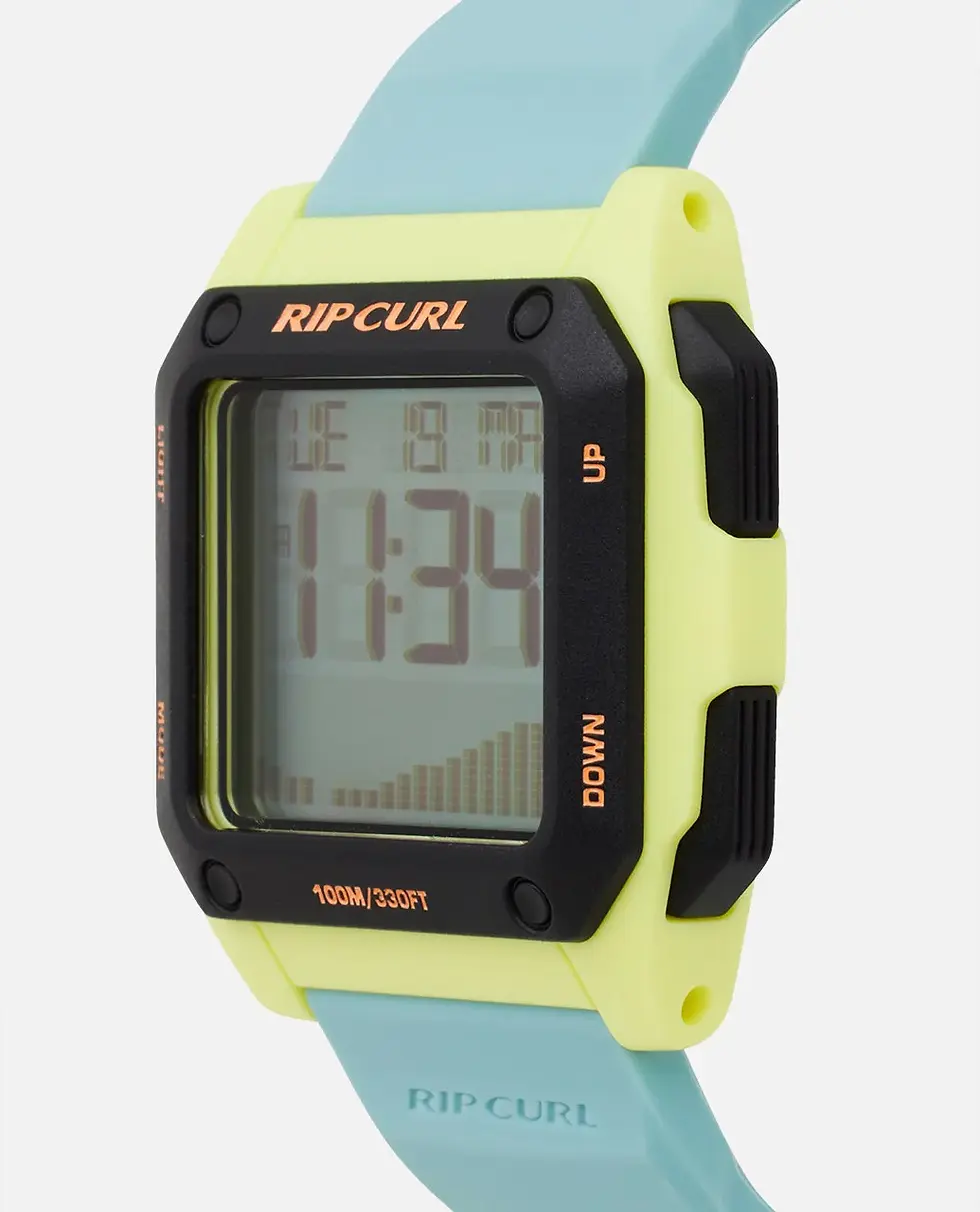 Thumbnail: RIP CURL ODYSSEY TIDE SURF WATCH BLUE LAGOON ANGLED VIEW