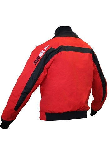Miniatura: GUL MENS BALLISTIC TAPED SPRAY JACKET RED BACK VIEW