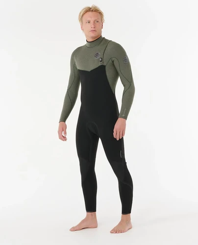 RIP CURL MENS FLASHBOMB PRO 3/2 ZIP FREE FULLSUIT WETSUIT | peak