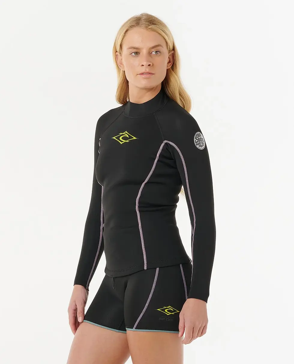 RIP CURL WOMENS STEPHANIE GILMORE DAWN PATROL 1.5 LONG SLEEVE SURF JACKET