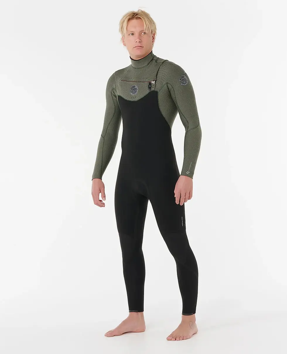 Dawn Patrol Pro 3/2 Chest Zip Wetsuit DEEP CACTUS