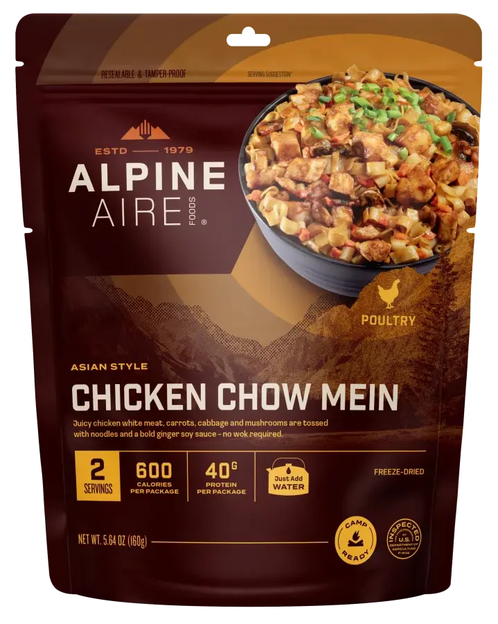 ALPINEAIRE CHICKEN CHOW MEIN BACKPACK FOOD