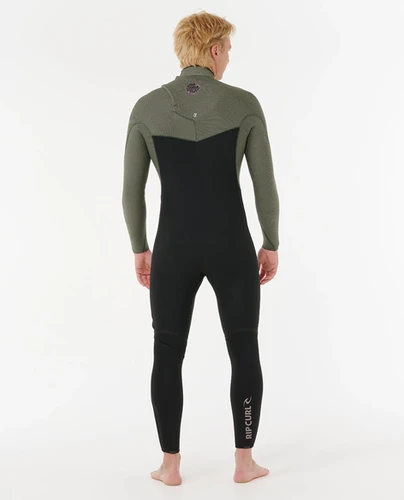 RIP CURL MENS FLASHBOMB PRO 3/2 ZIP FREE FULLSUIT WETSUIT | peak