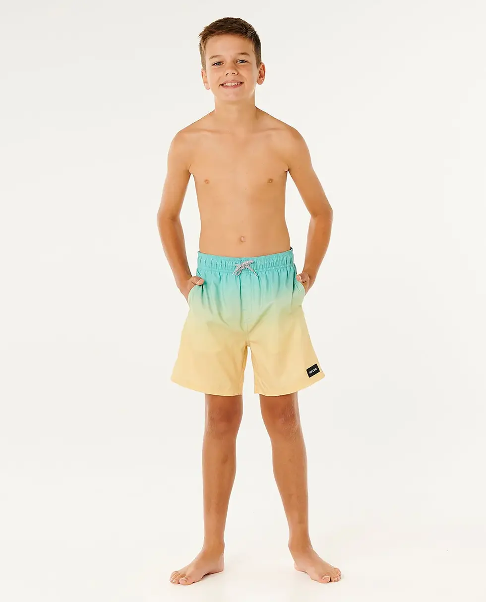Thumbnail: RIP CURL JUNIOR OFFSET FADE VOLLEY BOARDSHORT
