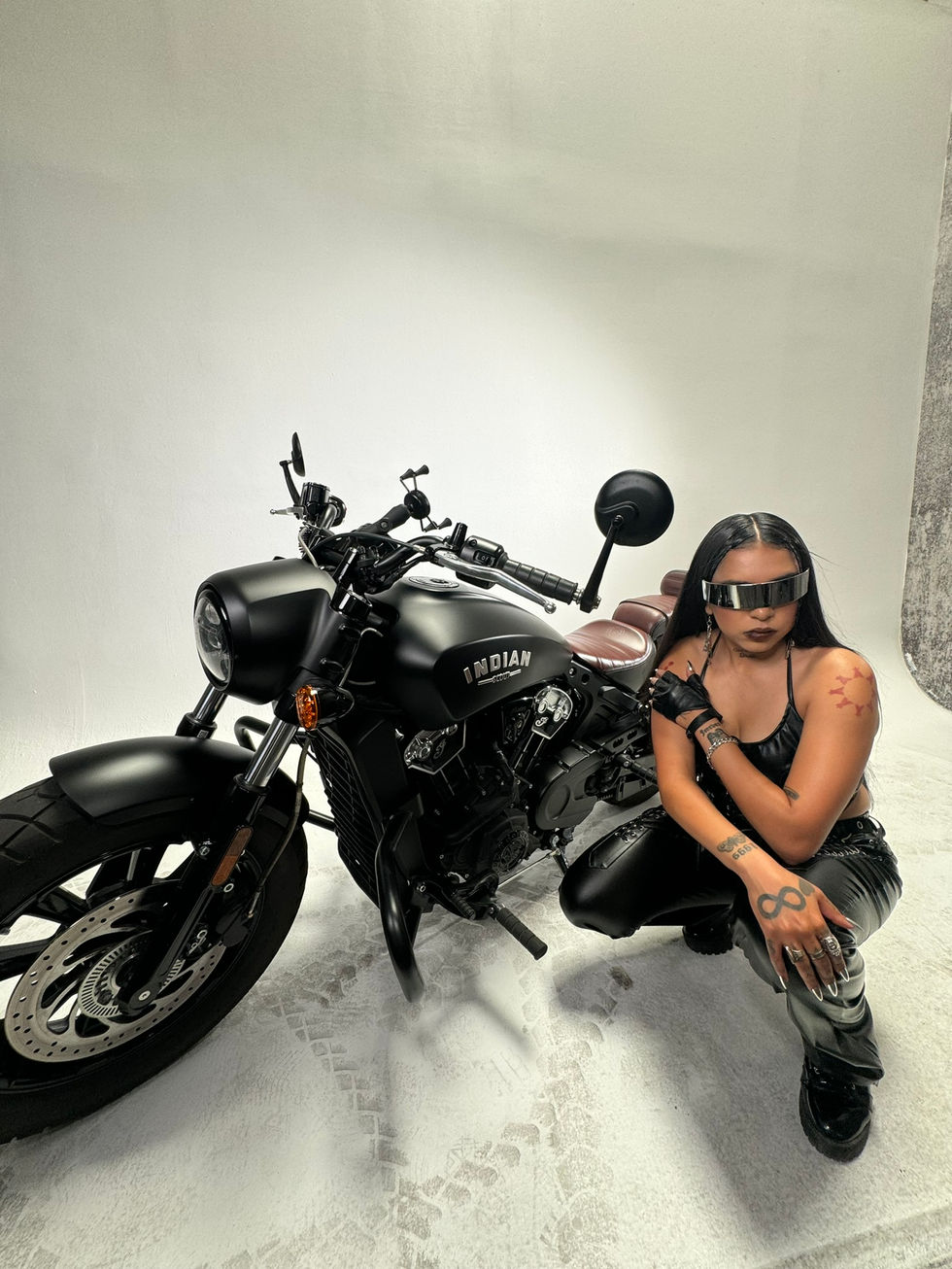 Stella Standingbear Let's Ride - Motorcycle Scene (2)