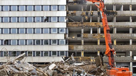 Kentsel dönüşüm kapsamında yıkım ve yeniden inşa süreci