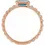 Thumbnail: 14K Gold Natural Sky Blue Topaz Ring side view