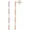 Thumbnail: 14K Rose Gold 1/3 CTW Natural Diamond Chain Earrings