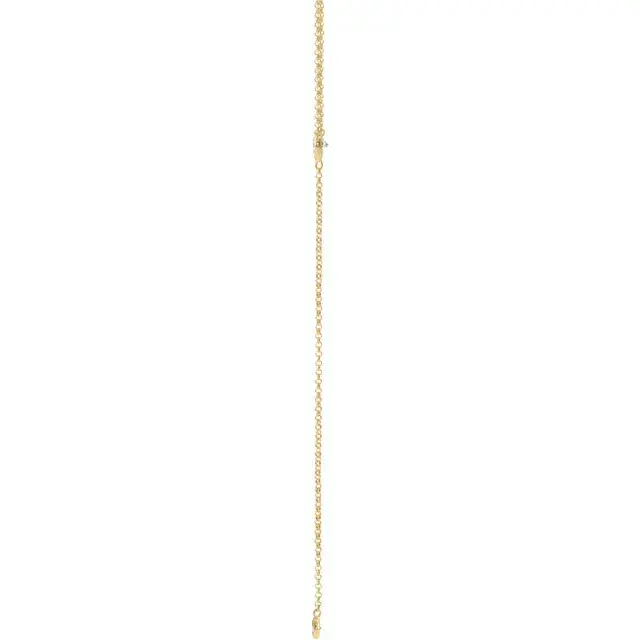 Thumbnail: 14K Yellow Gold 1/5 CTW Natural Diamond Bar 15-17" Y Necklace Chain