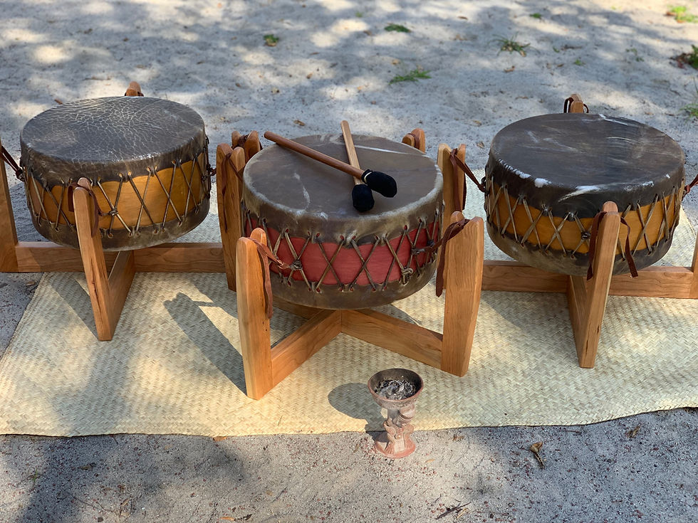 Thumbnail: 18” Portable Powwow Drums