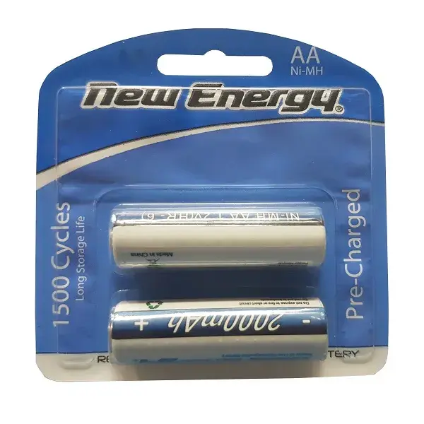 BATERIA RECARGABLE 2000mA AA NEW ENERGY