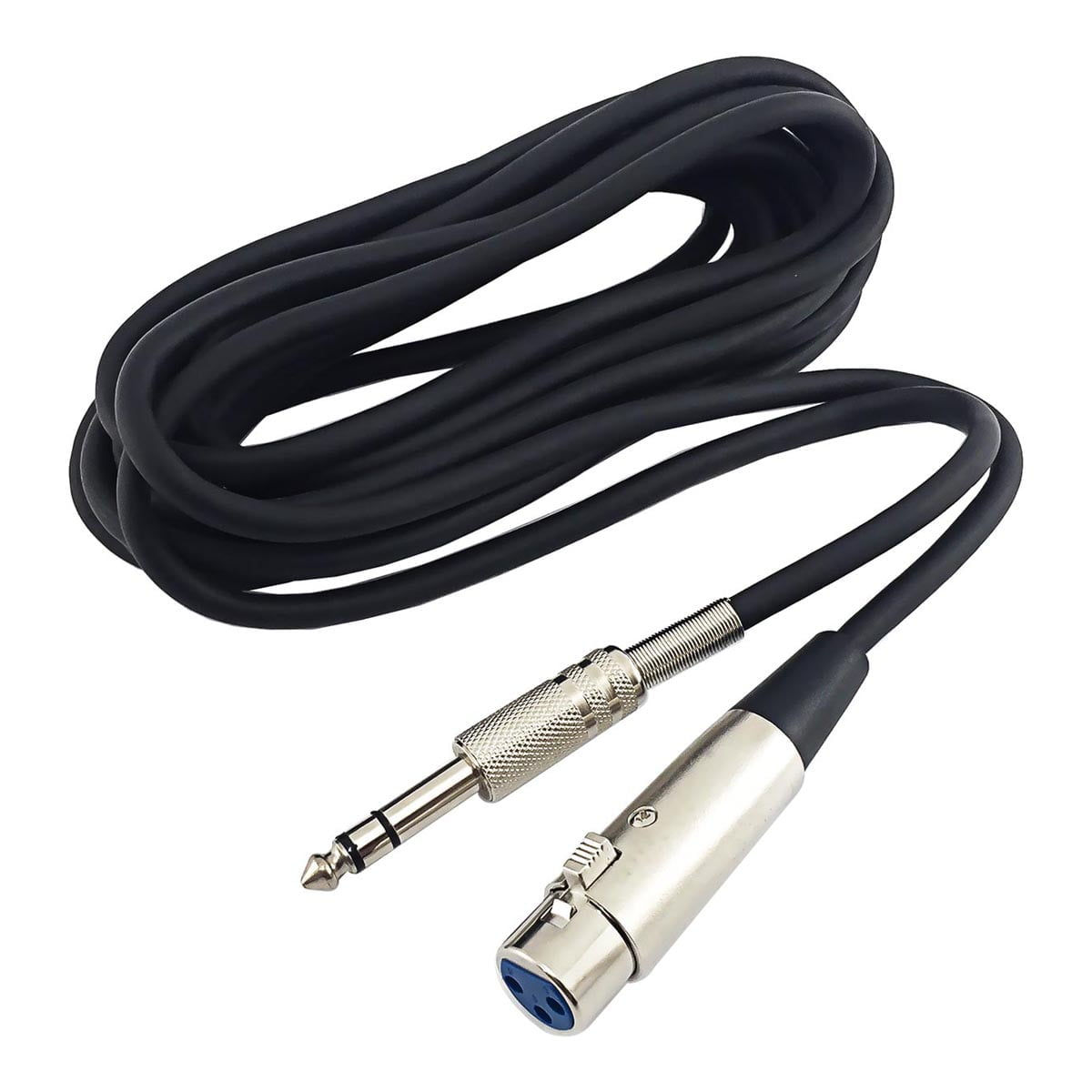 CABLE XLR HEMBRA A 1/4 MACHO ESTEREO 5M