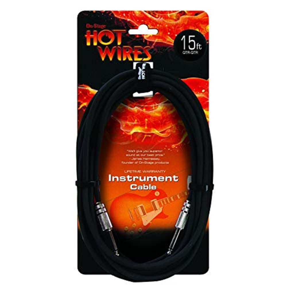 CABLE 1/4- 1/4 15ft/4.5m ON STAGE HOT WIRE
