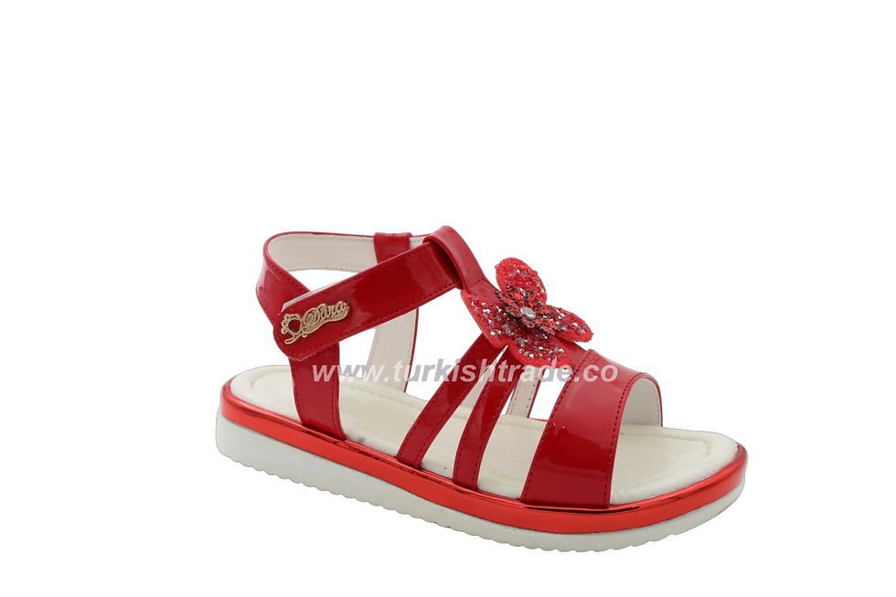 Thumbnail: Girls' PVC Sole Sandals - Durable, Stylish, and Comfortable