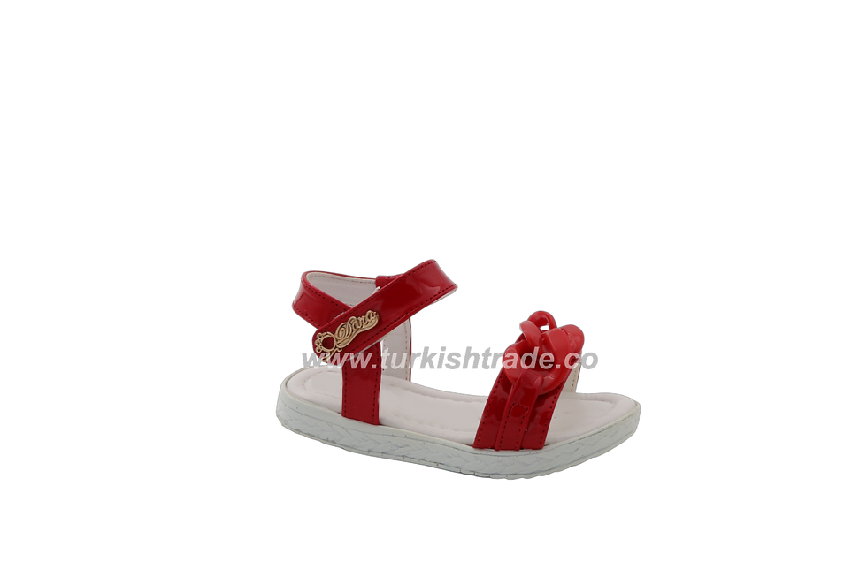 Thumbnail: Girls' PVC Sole Sandals - Durable, Stylish, and Comfortable