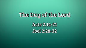 The Day of the Lord