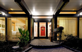 House with Red Door
