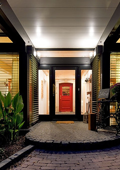 House with Red Door