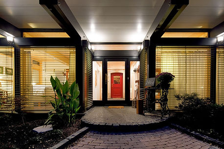 House with Red Door