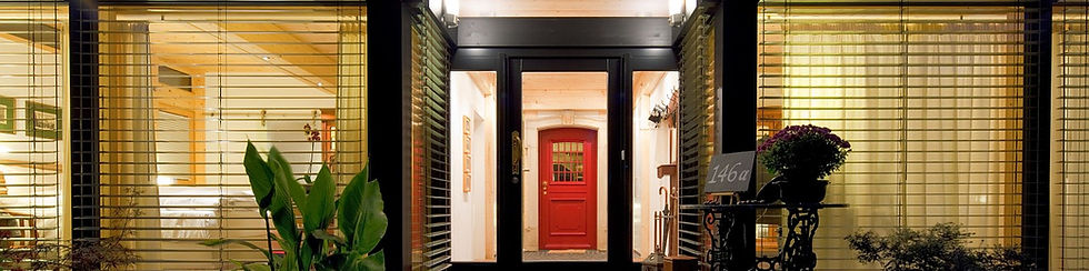 House with Red Door
