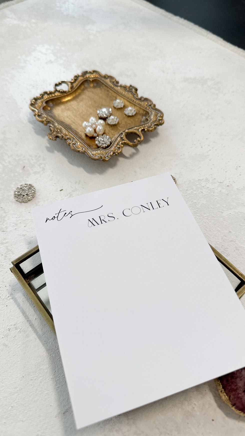 Thumbnail: Personalized Notepads - teacher gifts, stocking stuffer Style d20